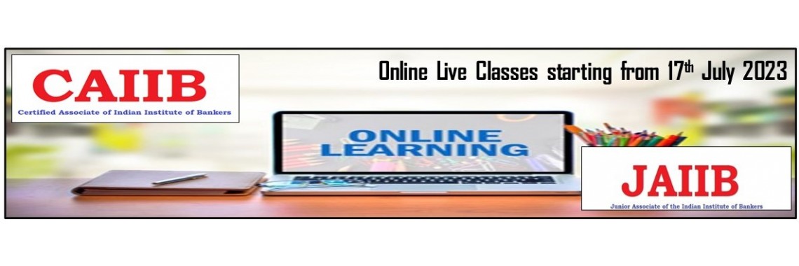 Online Live classes for JAIIB CAIIB -Nov 2023