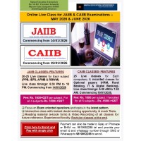 JAIIB Online classes (MAY 2026)