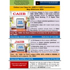 CAIIB Online Live Classes (For June 2024 exam)