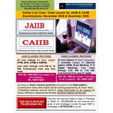 JAIIB Online classes (Nov 2026)